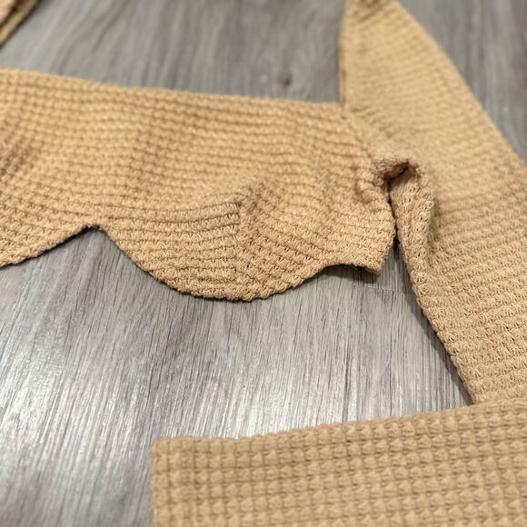 Boho Cropped Long Sleeve Top - Picture 4 of 4